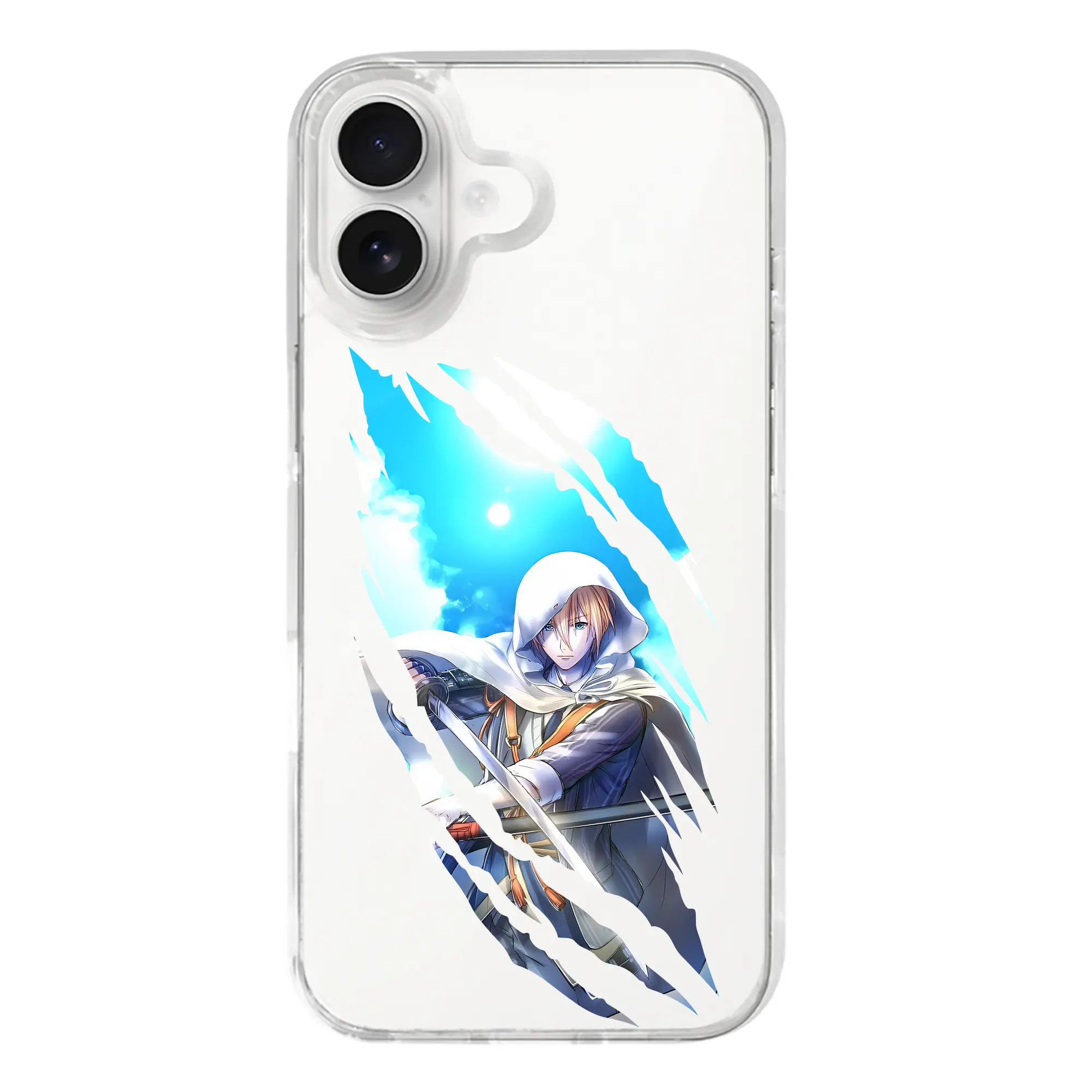 刀剣乱舞 グッズ,山姥切国広 - iPhone 17シリーズ 透明スマホケース – 薄型・耐衝撃・精密フィット保護カバー